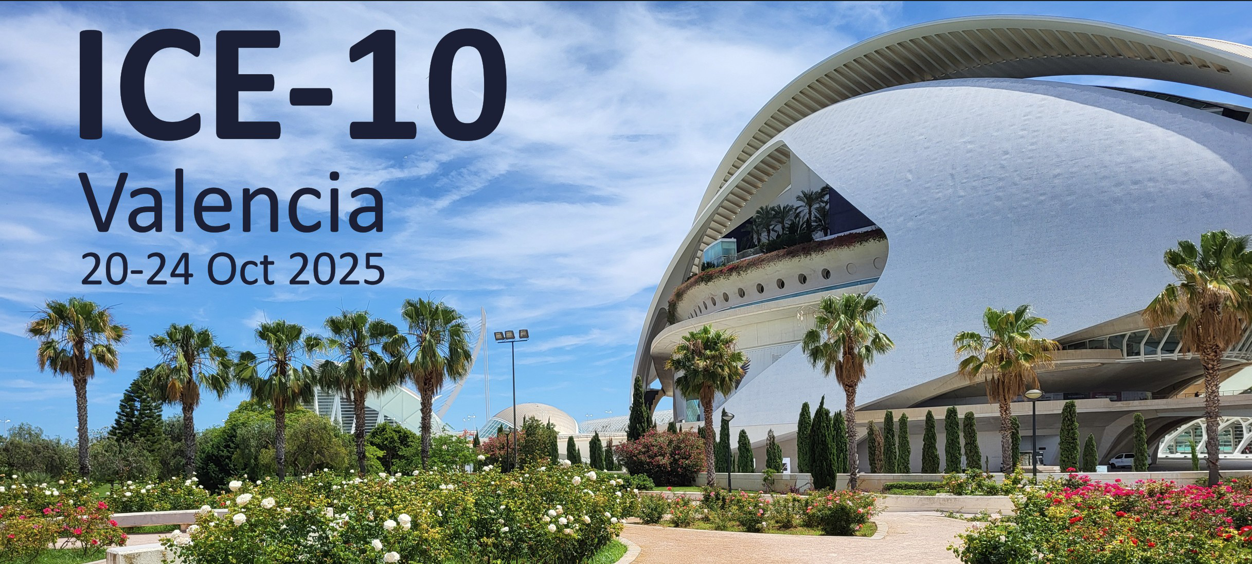  The 10th edition of the conference Quantum Information in Spain (ICE-10) takes place in Valencia